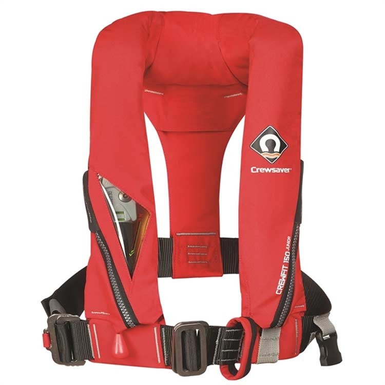 crewsaver junior crewfit 150n lifejacket automatic with junior wayfarer size chart