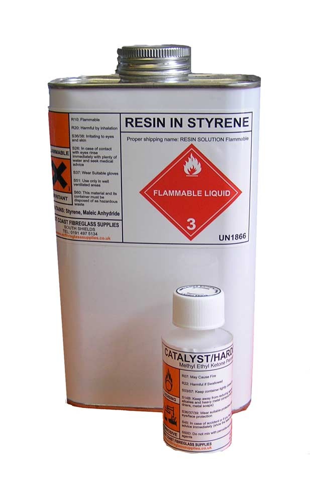 Polyester Resin and Catalyst - 1kg - Paint, Fastenings ...