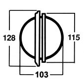 Silva Marine Bulkhead 100P Compass