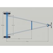 Albacore Launching Trolley - Single GRP Cradle