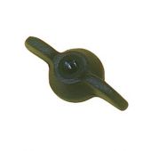 Black Nylon Wing Nut M6
