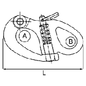 Optimist Mainsheet Snap Shackle