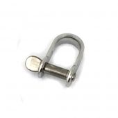 5mm Strip D Shackle - Stainless Steel