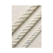3 Strand Polyester Pre-stretched 4mm White