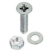 M5 x 50mm Countersunk Pozi S/S Machine Screw 4 Pack