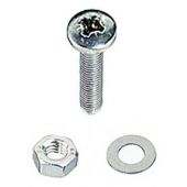 M3 x 16mm Pan Head Pozi S/S Machine Screw 4 Pack