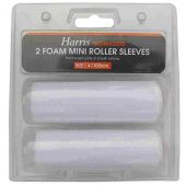 Harris Foam Mini Roller Sleeves - 100mm (2 Pack)