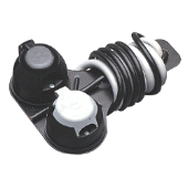 12N & 12S Dual N-Type 7 Pin Trailer Socket Wired