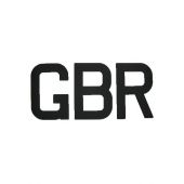 GBR Sail Letter Set Black 12 inch