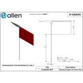 Allen Racing Burgee Short Shaft Red