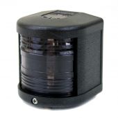 Stern Navigation Light - 12V - Side Mounting - Black Housing - Aqua Signal Series 25 Standard