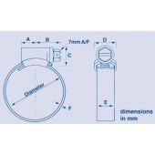 Hi-Grip Stainless Steel Hose Clips Size 40-55mm