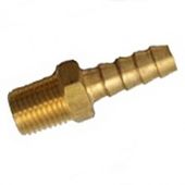 1/4" Threaded to 5/16" Hose Barb Adaptor for Mallory Fuel Filters - Each