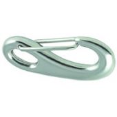 Stainless Steel Snap Hook with Keeper 70mm