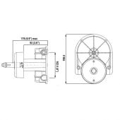 T85 Rotary Steering Helm With Black Bezel