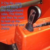 Topper Toestrap Elastic and P-clip