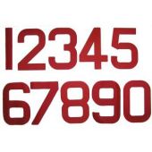 12 inch Sail Numbers - Red