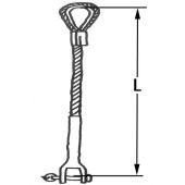 Fork Terminal/Hard Eye Rigging Wire
