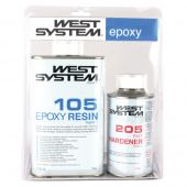 West Systems 105 Epoxy Resin and 205 Hardener A Pack 1.2kg