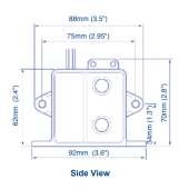 Whale Electric Field Water Sensor Switch For Bilge Pump 12 or 24V with 30 Sec Time Delay