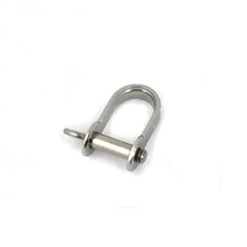 4mm Strip D Shackle - Stainless Steel