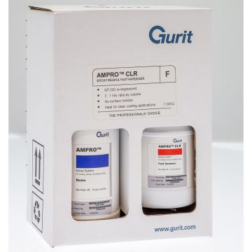 Gurit AMPRO Clear Epoxy Resin and Hardener 1.3Kg Fast