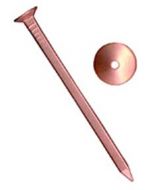 6.3 x 25mm Copper Countersunk Nails And Roves 20 Pack