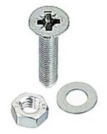 M3 x 25mm Countersunk Pozi S/S Machine Screw 4 Pack