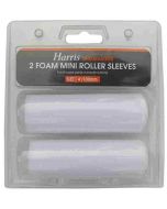 Harris Foam Mini Roller Sleeves - 100mm (2 Pack)