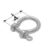 6mm Bow Shackle Forged - Stainless Steel