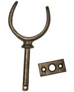 Galvanised 10mm Shaft Rowlock and Socket