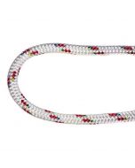 Braid On Braid 12mm White With Red Fleck