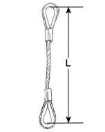 Hard Eye/Hard Eye Rigging Wire