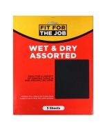 Wet & Dry Sandpaper - 5 Pack Assorted
