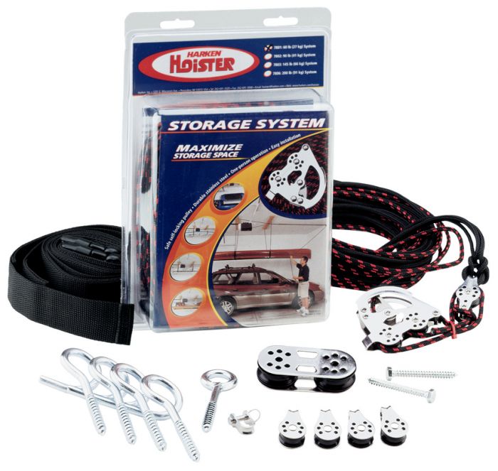 Harken Hoister Storage System - 4 Point Raised Storage - 8:1 Ratio