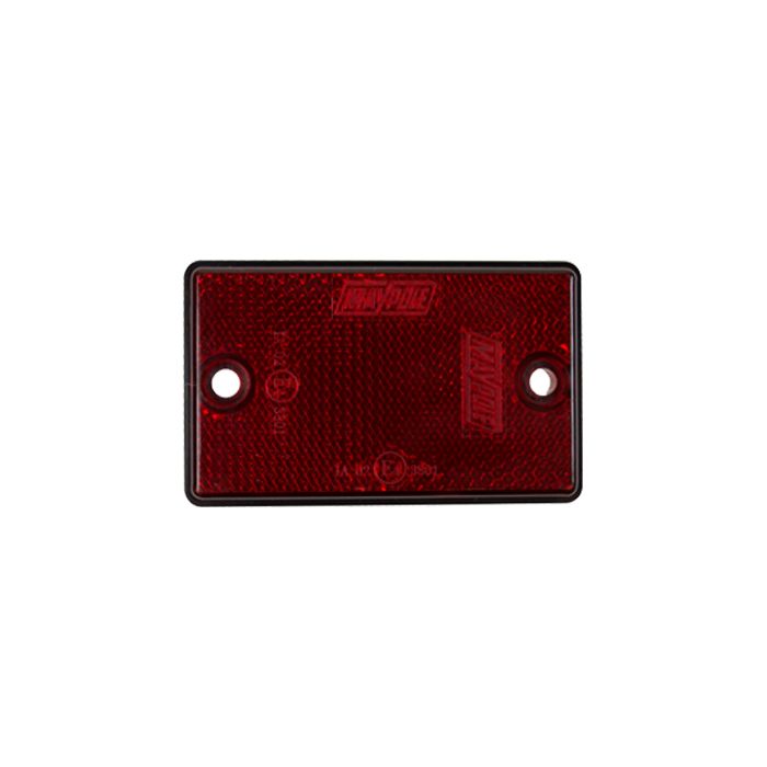 Red Reflector Self Adhesive 77x46mm