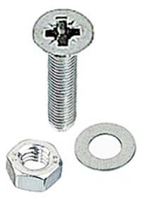 M3 x 25mm Countersunk Pozi S/S Machine Screw 4 Pack