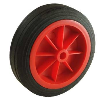 160mm Red Solid Wheel 