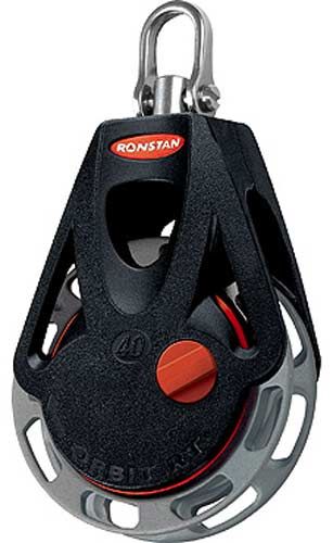 Ronstan Series 40 Manual Ratchet Block With Swivel Shackle Head