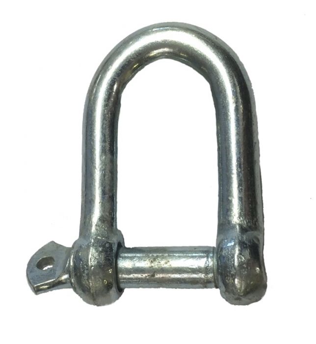 Galvanised Dee Shackle - 6mm (1/4inch)