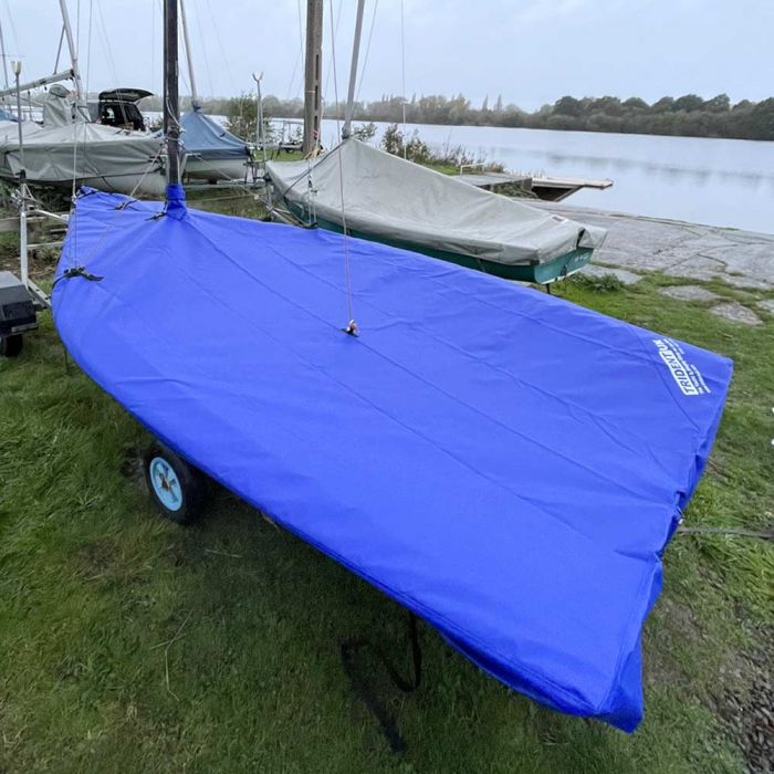 National 12 Boat Cover Flat (Mast Up) PVC