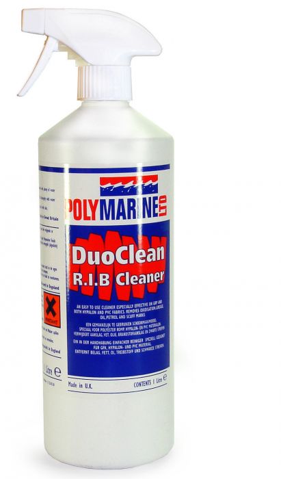PolyMarine Duo-Clean Rib Cleaner Hypalon And Pvc 1 Ltr