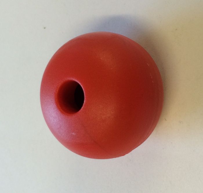 Parrel Bead (Rope Stopper) - 22mm - Red
