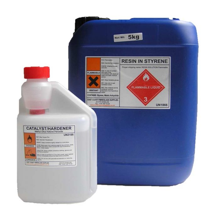 Polyester Resin and Catalyst - 5kg