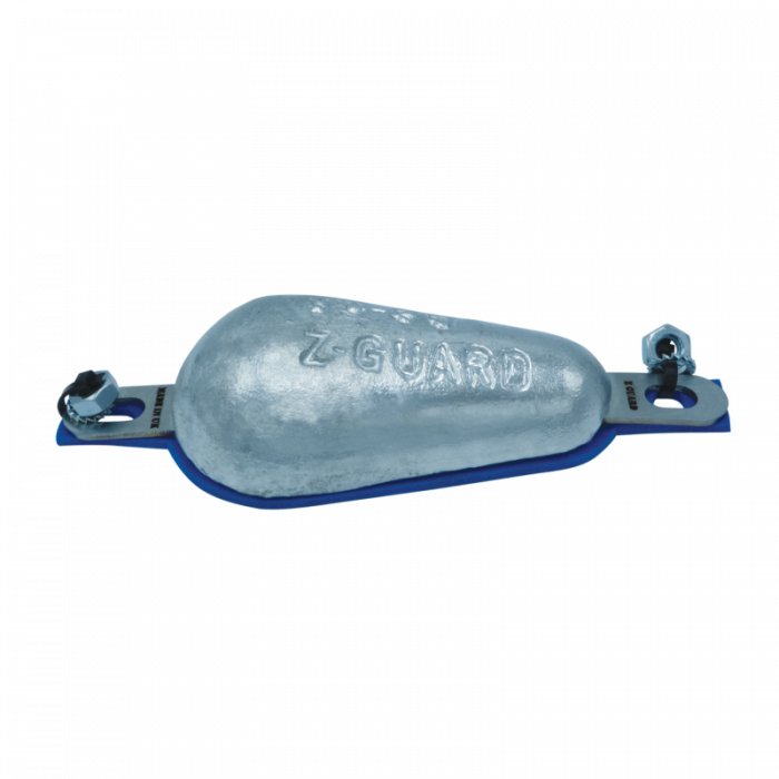 Z-Guard 2.1Kg Pear Anode with Back Sheet Nuts and Washers