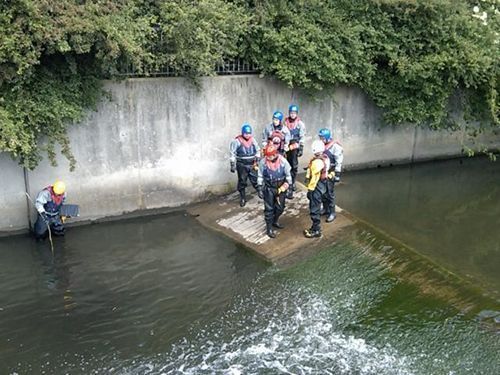 Drysuit river work