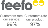 See what our customers say about us Feefo logo